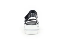 Gabor Blue and Silver Wedge Sandal|8462061