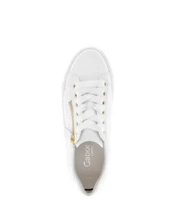Gabor White Platform Trainer|8646551W