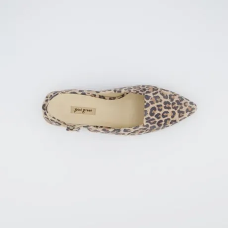 Paul Green Leo Print Sling Back|6090070