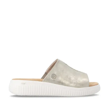 Remonte Light Gold Comfort Mule|D3L5390
