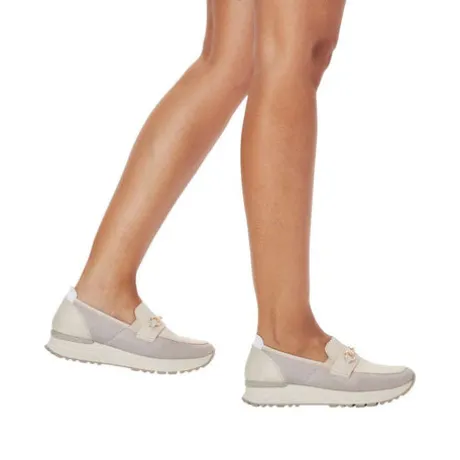 Rieker N745560WHT- Loafer.