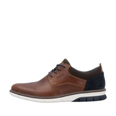 Rieker R 1440524BR- Wide Fit Laced Shoe.