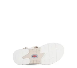 Rolling Soft Cream and Snake Print Wedge Sandal|8683354