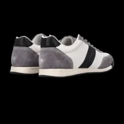 Salamander Light Grey Leather Trainer|E31AWA0312