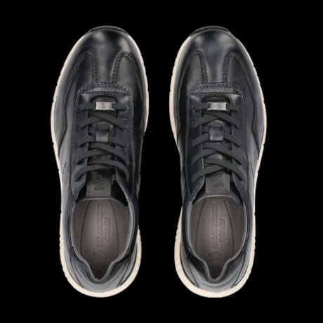 Salamander Navy Leather Trainer|E31ASA0541-