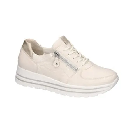 Waldlaufer Beige Wide Fit Trainer|758009698